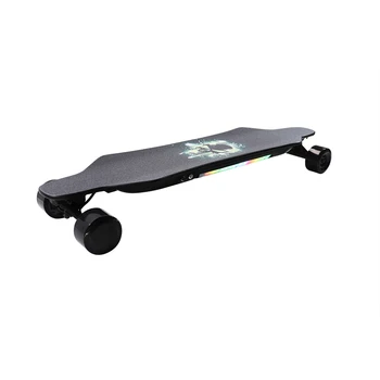 мода высокое качество дешевый электрический скейтборд внедорожник longboard концентратор мотор PU Шина 900 Вт электрический пульт дистанционного управления для скейтборда