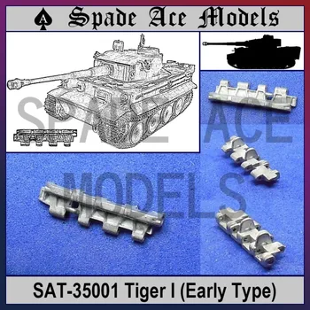 Модели Spade Ace SAT-35001 в масштабе 1/35 Германия Тигр I раннего типа металлический трек