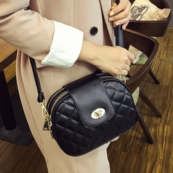 Модная сумка для мобильного телефона Женская сумка Маленькая трехслойная сумка через плечо Женские сумки через плечо