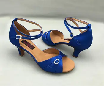 Модные женские туфли для латиноамериканских танцев, обувь для бальных танцев, обувь для сальсы, танго и свадебные туфли 6235SP, замшевая подошва