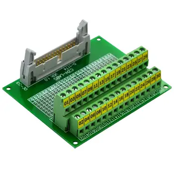 Модуль коммутационной платы с разъемом для штекерного коллектора CZH-LABS IDC-30, Шаг IDC 0,1 