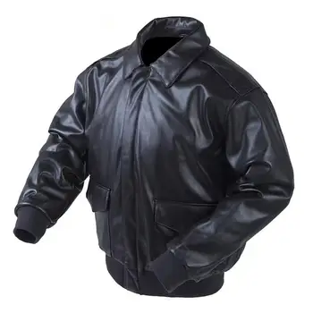 Мото байкерское пальто Зимняя толстая куртка пилота ВВС США из искусственной кожи Винтажные мужские куртки оверсайз