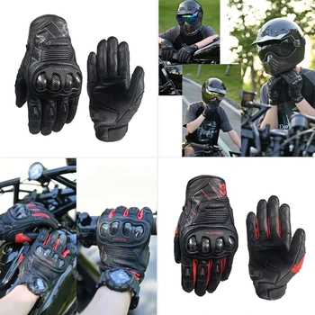 Мотоциклетные перчатки для мужчин и женщин, перчатки из овчины, дышащие перчатки для верховой езды, перчатки для грязевого велосипеда на лето, зиму, весну