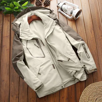 Мужская куртка, пальто, штурмовой костюм, осенне-зимний костюм для альпинизма на флисовой подкладке, оптовая продажа