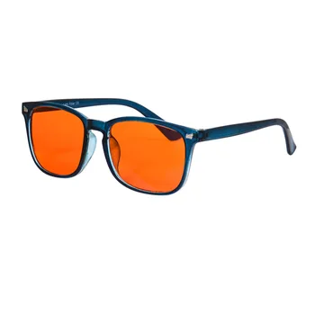 Мужские очки, блокирующие синий свет, компьютерные очки, оранжево-желтые прозрачные линзы, очки, светло-голубые очки, 3 уровня блокировки