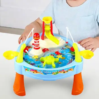 Набор для настольной игры в рыбалку с циркуляцией воды, набор для электронной игрушки, набор для рыбалки для детей