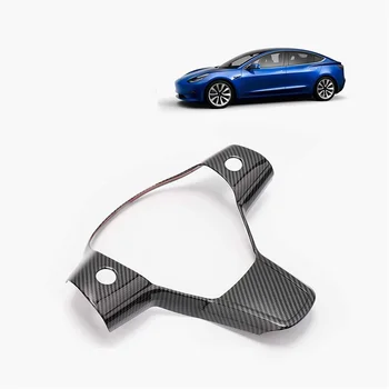 Накладка на защитную рамку рулевого колеса для Tesla