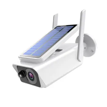 Наружная WIFI Солнечная камера PIR датчик движения 3-мегапиксельная Солнечная PTZ-камера CCTV Беспроводная IP-камера наблюдения Аккумуляторная батарея