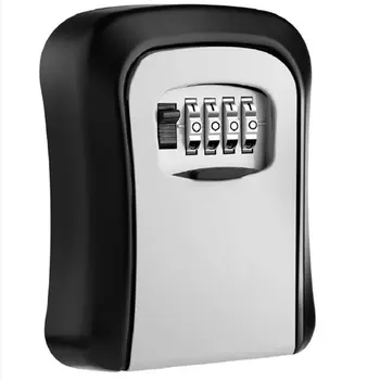 Настенный Органайзер для хранения ключей, Секретная коробка, 4-значный комбинированный пароль, кодовый замок без ключа, сейф для ключей от дома