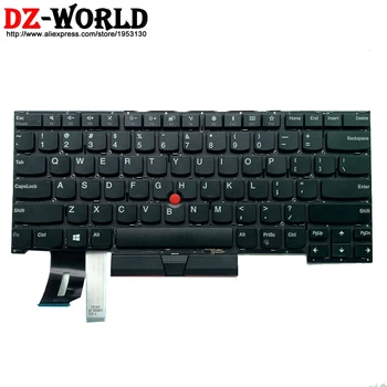 Новая Оригинальная Американо-Английская Клавиатура Для Lenovo Thinkpad T490s T495s Teclado SN20R66006