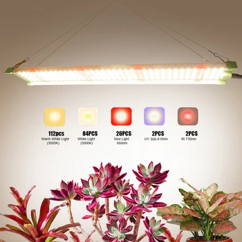 Новый 85 Вт LM282B Квантовый светодиодный светильник для выращивания Полного спектра для Гидропонной Посадки Овощей и цветов в помещении
