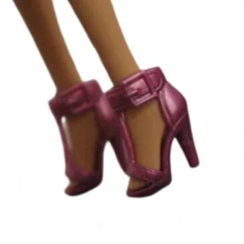 Обувь для кукол, сапоги на высоком каблуке, туфли на плоской подошве, новые стили, фиолетовые аксессуары для ваших кукол BB BBI201013B