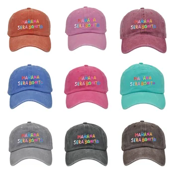 Однотонные женские бейсболки, Выстиранные Хлопчатобумажные шляпы, Повседневная кепка с вышивкой букв, Спортивная кепка для папы, защита от солнца
