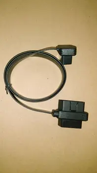 Оптовая продажа 10шт Плоских тонких кабелей ELM327 16 pin OBD-ii OBDII OBD2 16pin с полным доступом от мужчины к женщине Удлинительный кабель CNPAM Tracking