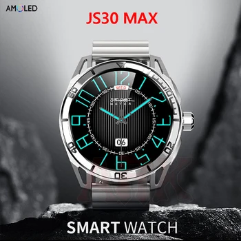 Оригинальные Смарт-часы JS30 Max Мужские NFC Bluetooth Вызов 466*466 HD Экран Сердечного Ритма Умные Часы Женские для HUAWEI Xiaomi PK GT3 Pro
