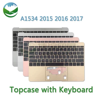 Оригинальный A1534 Серебристо-Серый Золотисто-Розовый Чехол с Клавиатурой Для MacBook 12 