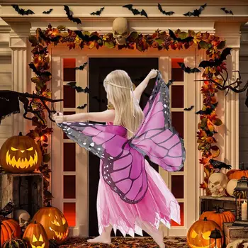 Очаровательный детский костюм с крыльями Бабочки на Хэллоуин, сценическое представление, костюм Эльфа-ангела