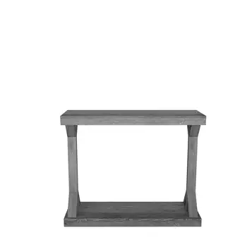 Плетеные дорожки, Маленький Консольный столик для прихожей с колючками в деревенском стиле, серый