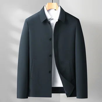 Повседневная деловая мужская одежда, мужские короткие модные весенне-осенние мужские пальто и куртки Cazadora Hombre Zm430