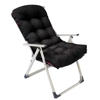 Подушка для стула, устойчивая к атмосферным воздействиям, Складные подушки для стульев с высокой спинкой, Всепогодные накладки для сидения во внутреннем дворике для приморских террас, толщина бассейна