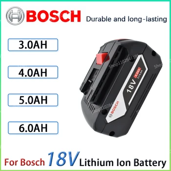 Подходит для литиевой батареи Bosch 18 В Зарядное устройство Bosch 14,4 В Гаечный ключ Ударная дрель молоток инструмент 6,0 АЧ 5,0 АЧ 4,0 АЧ 3,0АЧ