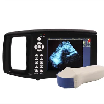 портативный ветеринарный ультразвуковой сканер с 5,6-дюймовым ЖК-экраном для кошек, собак, ультразвуковой тест на беременность для домашних животных, детектор сердечного ритма