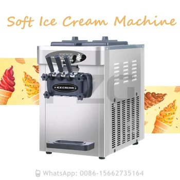 Предварительное охлаждение Для сохранения свежести 36-42 л /ч, 3 вкуса, Коммерческая машина для производства Мягкого мороженого, Производитель Морожениц