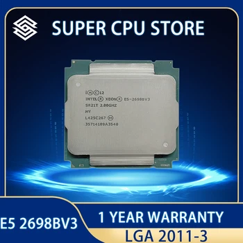 Процессор Intel Xeon E5 2698B V3 SR21T, 2,0 ГГц, 16 ядер, 135 Вт, 40 Мб, разъем LGA 2011-3, процессор E5 2698BV3, б/у
