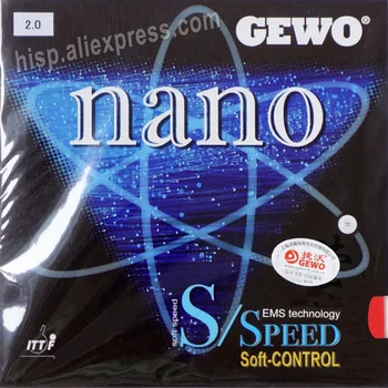 Резиновые пупырышки для настольного тенниса GEWO Nano S Speed Control в оригинальной губке для пинг-понга