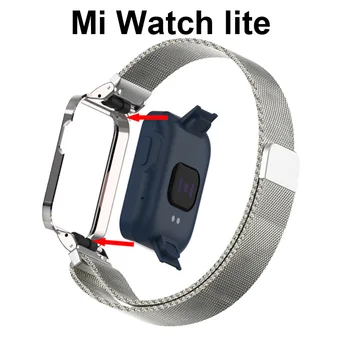 Ремешок для Xiaomi Mi Watch Lite браслет Миланский браслет из нержавеющей стали Redmi Watch 2 Lite ремешок для часов