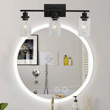 Ретро-светильник для ванной комнаты, Американское зеркало на голову 1-5, Фара, Подходит для ванной комнаты, настенный светильник, зеркало для ванны, Стеклянная настенная лампа