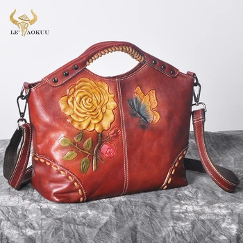 Роскошная дизайнерская сумочка из натуральной кожи, сумка-тоут для женщин, женская сумка через плечо, сумка-ранец 6640