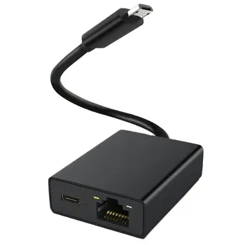 Сетевая карта USB Ethernet Адаптер Micro-100M Сетевая карта Для 4K Fire TV Stick Ethernet Коммутатор Маршрутизатор