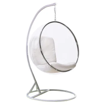 Современное утолщенное акриловое подвесное кресло-яйцо, качели, акриловый подвесной шар, золотое яйцо, пузырчатое кресло, акриловое подвесное кресло