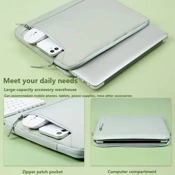 Сумка Для ноутбука 13,3 14 15,6 Дюймов Чехол Для MacBook Air Pro Ratina HP Acer Notebook 2021 Водонепроницаемый Чехол Для Компьютера