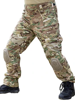 Тактические брюки G4 в стиле CP для кемпинга на открытом воздухе Four Seasons Военные охотничьи тренировочные Боевые брюки Multi Terrain Camo MULTICAM