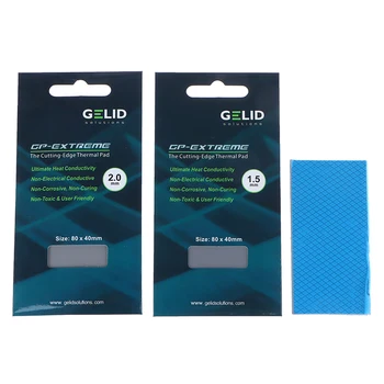 Термопластичная прокладка GELID GP-Ultimate 15W/MK, Материнская плата с процессором/графическим процессором, силиконовая смазка, Силиконовая прокладка для рассеивания тепла