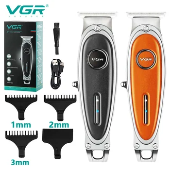Триммер для волос VGR Профессиональная Машинка для стрижки Волос Аккумуляторная Машинка для стрижки волос Беспроводной Парикмахерский Бытовой Триммер для мужчин V-262