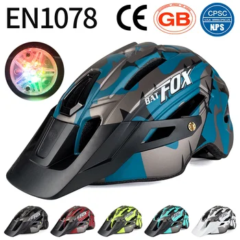 Уличный велосипедный шлем ANPWOO, защитное снаряжение для верховой езды, шлем для скейтборда с сигнальной лампой, защитный кожух, высокая ударопрочность