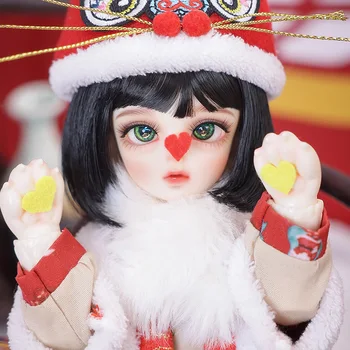 Фея Шуга 1/6 BJD Кукла Wouyo Фэнтезийная версия Кукла с шариковыми соединениями из смолы, Тигр Красного Цвета, Полный комплект Новогодних Кукол