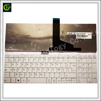 Французская клавиатура AZERTY для TOSHIBA SATELLITE L850-120 L850-15D L850-1J5 C75-A-119 C75-A-13Q C75-A-13R MP-11B56F0-930A белый FR