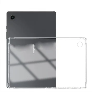 Чехол для планшета Samsung Galaxy Tab A8 10,5 2021 TPU мягкая оболочка, крышка подушки безопасности, Прозрачный защитный чехол для Tab A8 SM-X200 X205