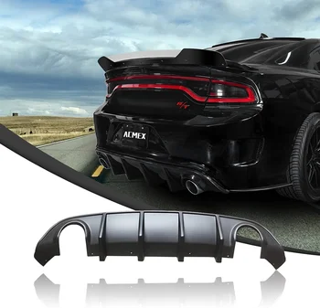Широкофюзеляжный бамперный диффузор, совместимый с Dodge Charger SRT 2015-2022 Задний сплиттер кузова