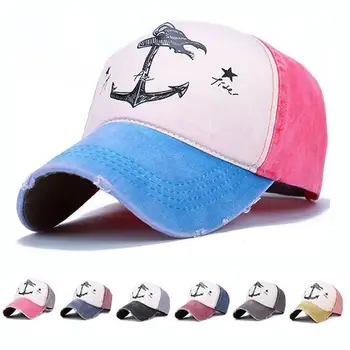 Шляпы в стиле хип-хоп, бейсболки для пар, Мужские и женские бейсболки из чистого хлопка, Якорь Старого пиратского корабля, Gorras, шапочка для стирки