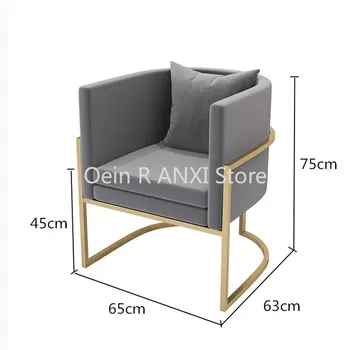 Эргономичные Обеденные стулья в Скандинавском стиле для спальни, Дизайнерские Современные Ленивые Стулья для гостиной, Шезлонг для макияжа, Мебель для дома WKYZ