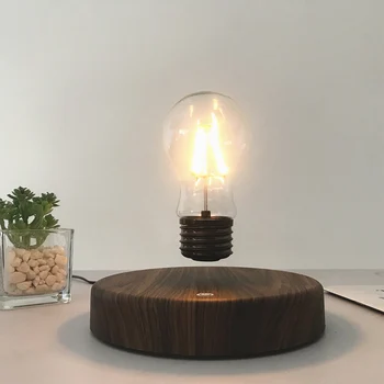 Настольная лампа С Магнитной Левитацией, Креативная Плавающая Светодиодная Лампа Для Подарка На День Рождения, Плавающий Ночник Для Украшения Домашнего Офиса