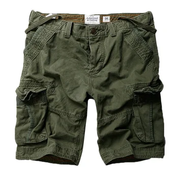 Летние Камуфляжные шорты-Карго с Большим карманом, хлопковые уличные спортивные брюки Большого размера, повседневные мужские